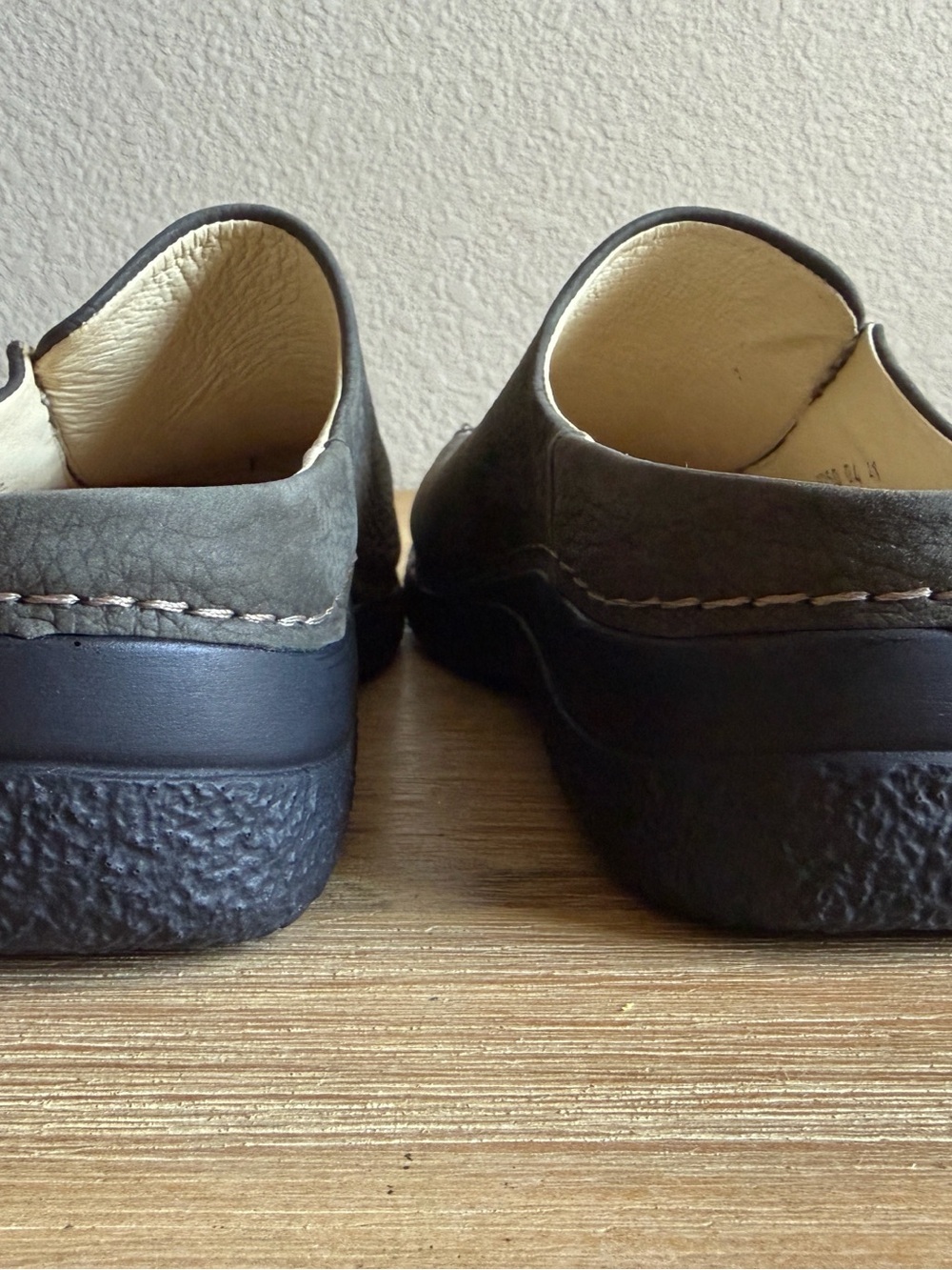 Wolky Women's Green Leather Roll Slide Lined Mules Comfort Shoes EU41 / US10.5 - Picture 11 of 13